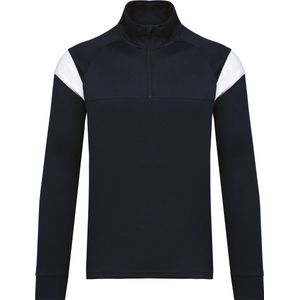 PROACT® Trainingssweater 1/4 rits uniseks PA387 - Navy - XL