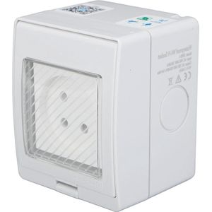 Waterdicht Slim Outdoor Stopcontact - WiFi Bluetooth-verbinding - 100 Tot 240V - Buitenstopcontact IP55