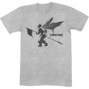 Linkin Park - Street Soldier Heren T-shirt - L - Grijs