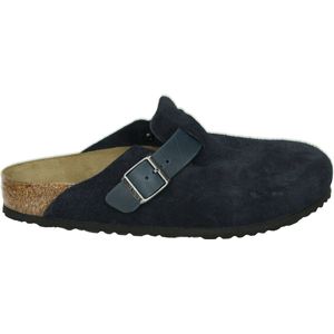 Birkenstock BOSTON SYNTHETICS - Heren slippers - Kleur: Blauw - Maat: 44