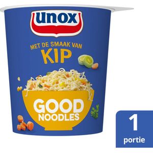 3x Unox Good Noodles Cup Kip 65 gr