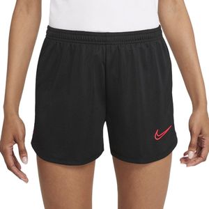 Nike Dri-Fit Academy 21 Sportbroek - Maat L  - Vrouwen - Zwart - Rood