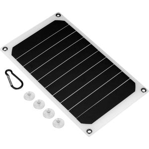 Watt Zonnepaneel Batterijlader Zonne-energiebank - Draagbare Zonnelader - USB 5V-uitgang - IP64 Waterdicht - Mobiele Telefoons Tablets - Elektronische Apparaten .