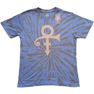 Prince - Gold Symbol Heren T-shirt - L - Paars