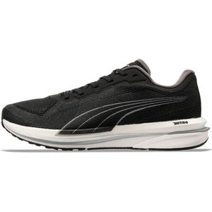Puma Velocity Nitro Dames - Sportschoenen - Hardlopen - Weg - zwart/zilver