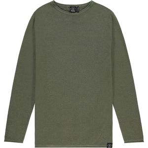 Kultivate Kn Melvin Truien & Vesten Heren - Sweater - Hoodie - Vest- Groen - Maat S