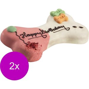Lolo Pets Cake For Dog Happy Birthday 250 g - Hondensnacks - 2 x Bosvruchten