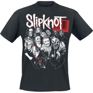 Slipknot Barcode Band T-shirt zwart XL Katoen Heren - Band merch, Bands
