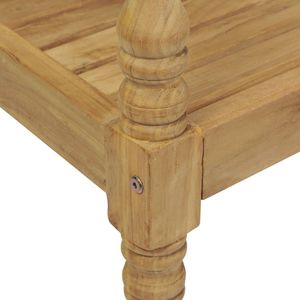 vidaXL Stoelen Batavia 6 st met kussens massief teakhout - Bataviastoel - Bataviastoelen - Batavia Stoel - Batavia Stoelen