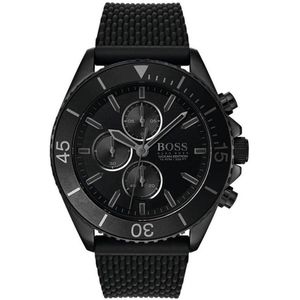 Hugo Boss Ocean Edition 1513699 Horloge - Rubber - Zwart - Ø 46 mm