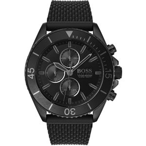 Hugo Boss Ocean Edition 1513699 Horloge - Rubber - Zwart - Ø 46 mm