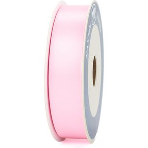 Organza lint - Roze - 25 mm - Rol a 50 meter