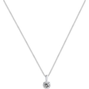 Elli DIAMONDS Dames ketting met Diamant - 925 Zilver - 42 cm