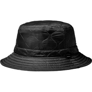 Brixton ABRAHAM REV BUCKET HAT Unisex Hoed - BLACK/BLACK