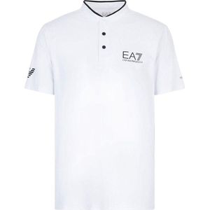 EA7 Tennis Pro Serafino Polo - sportpolo's - wit - Mannen