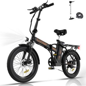 Hitway BK11 - Elektrische Fiets - E-Bike Opvouwbaar - 11.2Ah - Geel