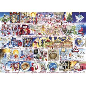 Christmas Alphabet Puzzel (1000 stukjes)