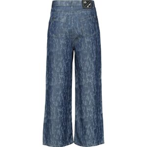 R.E.D. ROCK-ENGINEERED DESIGN blauwe broek met wijde pijpen Vrouwen - W27L32