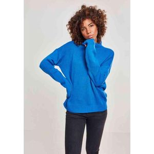 Urban Classics - Oversize Turtleneck Sweater/trui - S - Blauw