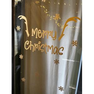 Merry Christmas sticker - Raamsticker - kerst sticker