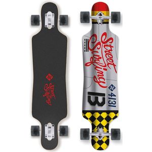 Street Surfing Freeride Dropthrough 39´ Curve 4131 Longboard 39´´ Zilver