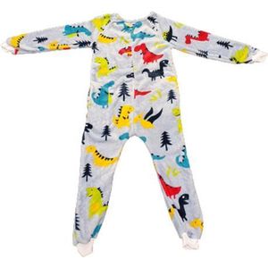 Onesie / Pyjamapak Draak - Multicolor - Polyester - Maat 125