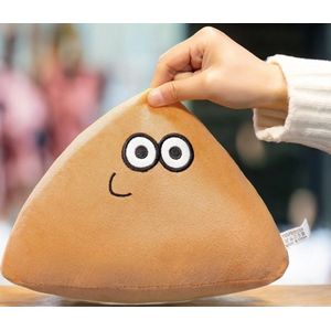 Klikkopers® - Alien Pou Knuffel - 23 cm - Kawaii Knuffel - Zielig Knuffel - Squish Knuffel - Alien Poo knuffel - My Pet Alien Pou - Kawaii kussen - Retro Gaming Pluche