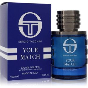 Sergio Tacchini Your Match Eau De Toilette Spray 100 Ml For Men