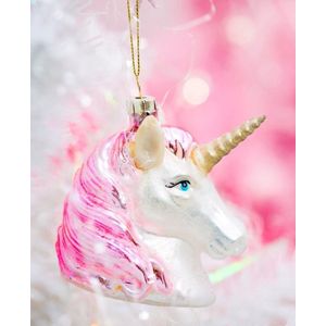 Kersthanger eenhoorn kerstbal unicorn - Sass & Belle