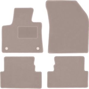 Beige veloursmatten voor: Citroen C5 Aircross crossover (2019-)