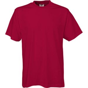 Men´s Sof T-shirt met korte mouwen Deep Red - XL