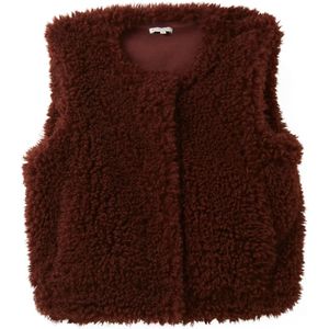 TOM TAILOR Sweatshirt teddy vest Dames Vest - Maat XL