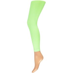 Apollo - Dames party leggings 200 denier - Fluor Groen - Maat XXL - Gekleurde legging - Neon legging - Dames legging - Carnaval - Feeskleding