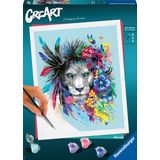 Ravensburger CreArt Boho Lion - Schilderen op nummer voor volwassenen - Hobbypakket
