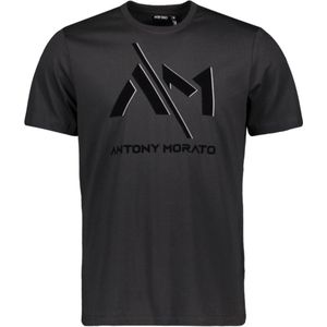 Antony Morato T-shirt T Shirt Regular Fit Mmks02453 Fa100240 9000 Black Mannen Maat - L