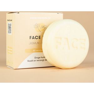 Face Bar Jasmijn - Kamille | Handgemaakt in Nederland | 100% biologisch afbreekbare verpakking