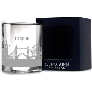 Whiskyglas Skyline Londen - Gegraveerd - Glencairn Crystal Scotland