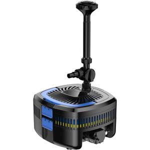 Vijverpomp en UV Filter 2800 l/h met UVC-lamp 11 W voor Schone Watercirculatie