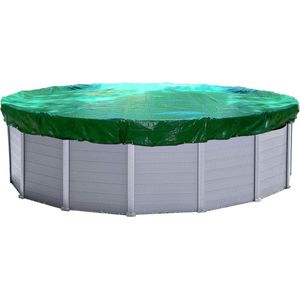 Afdekzeil zwembad rond 320-366 cm zeilmaat 420 cm winterafdekzeil zwembadafdekking 180g/m²