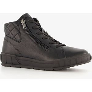 Hush Puppies leren dames veterschoenen zwart - Maat 42 - Uitneembare zool