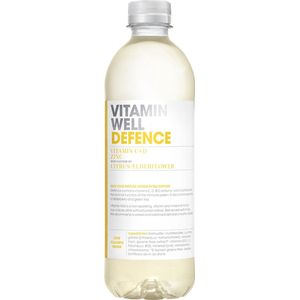 Vitamin Well vitaminewater Citrus & Elderflower, flesje van 0,5 L, pak van 12