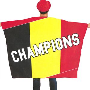 Rode duivels - Belgische cape - Champions - Belgische vlag