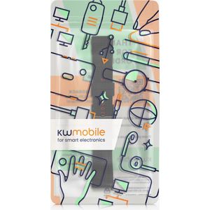 kwmobile bandje geschikt voor Huami Amazfit Stratos 1 / 2 / 3 - Armband voor fitnesstracker in zwart / rood - Horlogeband