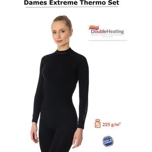 Brubeck Thermokleding EXTREME - Thermoset Dames - Zwart S