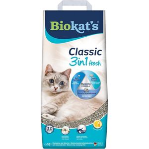 Biokat's Classic Fresh Katoenbloemen Geur - Kattenbakvulling -  10 l