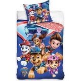 PAW Patrol The Movie Dekbedovertrek - Eenpersoons - 140x200 cm - Multi