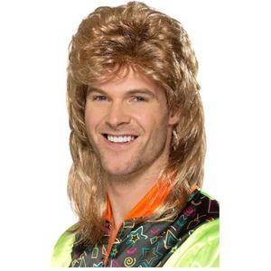 Mullet-pruik / Jason-pruik voor mannen - Verkleedpruik - One size