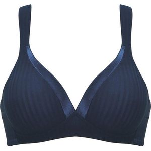 Naturana - Soft bh met strepen -5247 - Navy - 75C