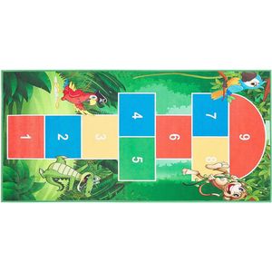BABADAG - Kindervloerkleed - Multicolor - 80 X 150 cm - Polyester