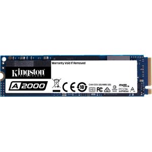 Kingston A2000 NVMe/PCIe M.2 SSD 2280 harde schijf 1 TB M.2 NVMe PCIe 3.0 x4